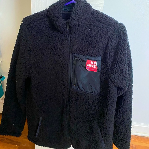 Girls XL Sherpa Jacket NWT - Picture 1 of 3